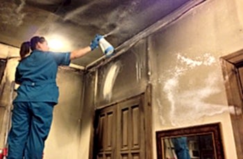 Уборка после пожара