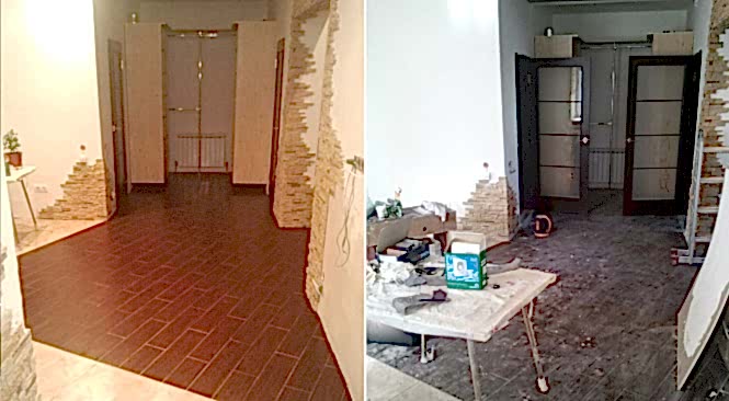 Послеремонтный клининг в однокомнатной квартире с химчисткой