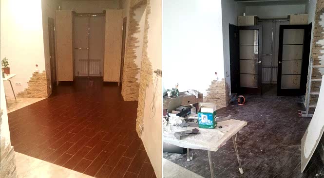 Уборка 4к квартиры после капитального ремонта