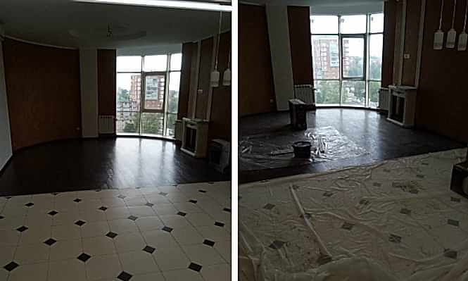 Уборка в трехкомнатной квартире после ремонта