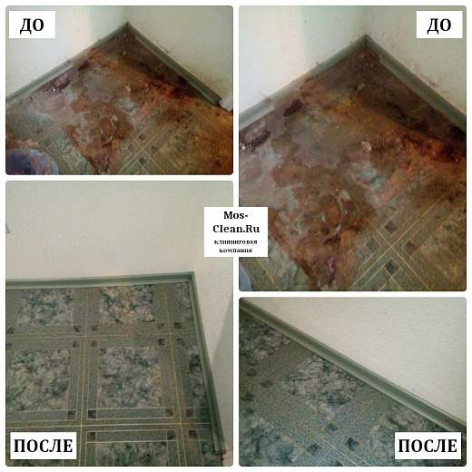 Стандартный клининг в четырехкомнатной квартире