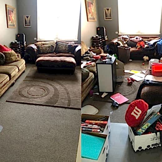 Периодическая уборка в четырехкомнатной квартире