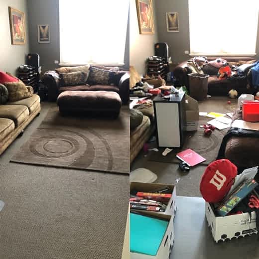 Генеральная уборка 3 комнатной квартиры с химчисткой