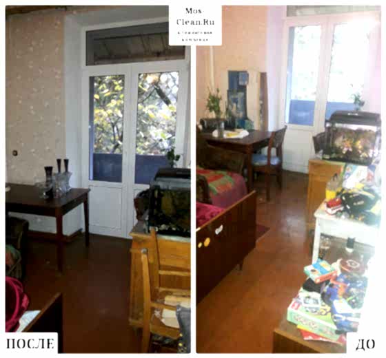 Клининг в 1 комнатной квартире после косметического ремонта