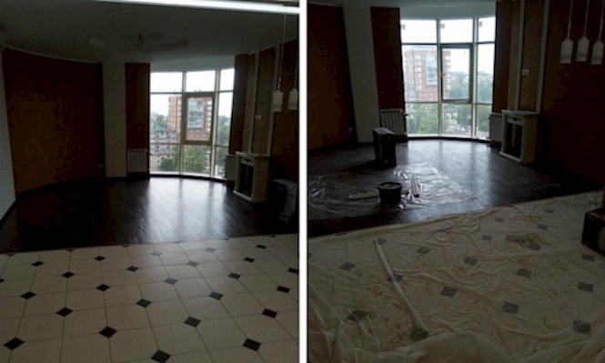 Уборка в однокомнатной квартире после ремонта