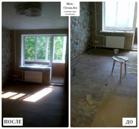 Стандартный клининг в 1 комнатной квартире