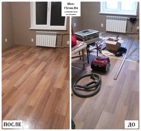 Уборка в 2 комнатной квартире после капитального ремонта