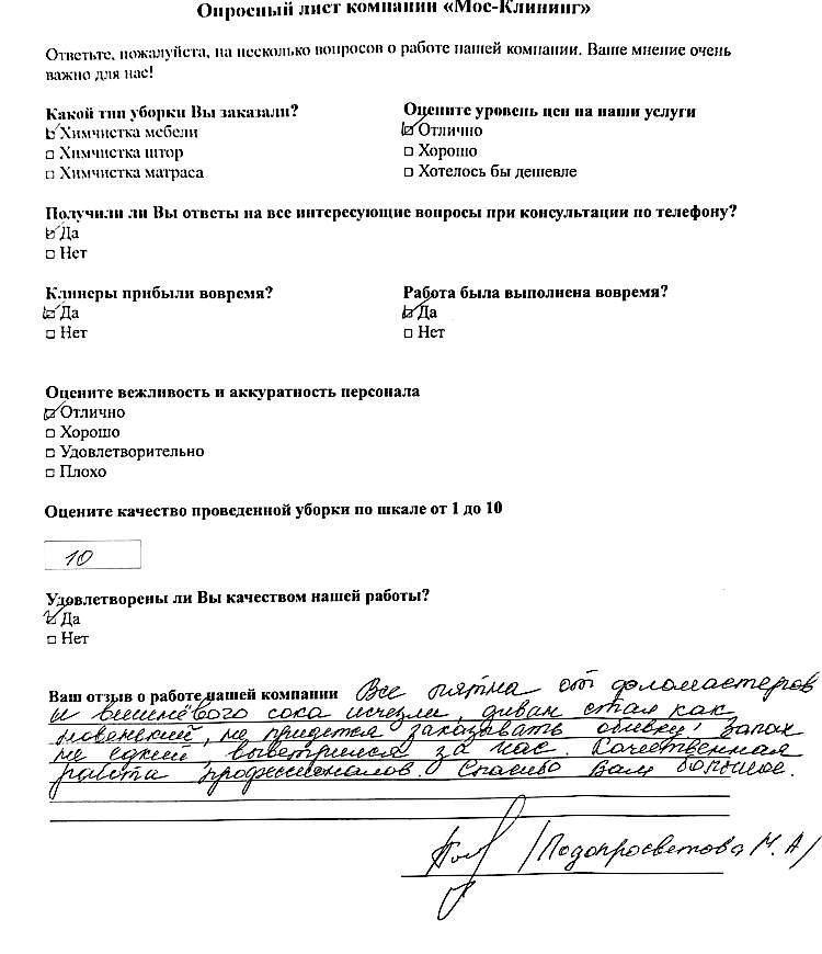 Марина Подопросветова