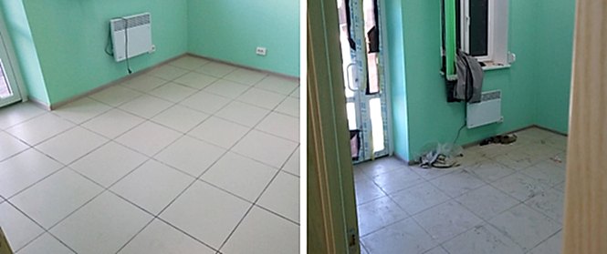 Уборка двухкомнатной квартиры после косметического ремонта